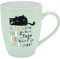 H:) PPY life Becher mit Motiv Gute Tage | Tasse mit Spruch, New Bone China Porzellan, 35 cl, mit Geschenkbaderole | lustiges Geschenk, Geburtstag | 74193