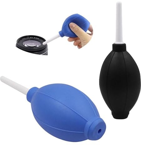 2 Stück Blasebalg Dust Blower,Kunstharz Blasebalg Dust Blower,Kamera Blasebalg,Mini-Luftgebläse,Blasebalg Kamera,Ideal für die Reinigung von Kamerasensoren,Tastaturen und Objektiven