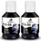 DOUBLE D GI56 GI-56 Encre Compatible avec Canon GI56 GI-56 GI56BK Bouteilles d'encre pour MAXIFY GX7050 GX3050 GX6050 GX4050 GX5050 (2 Noir)