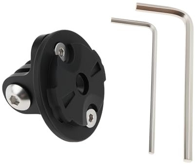 Create idea Adaptador de Montaje Macho para C¨¢Mara de Bicicleta Segura Compatible con Garmin Edge Soporte para Computadora