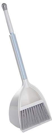 DECORNIJIA Escoba y Recogedor Pequeño Hogar La Cocina Limpieza De Manualidades Kit De Escoba y Recogedor Para Tareas Del Hogar