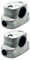 Huudngeje for Grass Trimmer Brush Cutter Lawn Mower Part–Handle Bracket Clamp Aluminum 26/28mm Clamps Set 60x90mm Spare Part