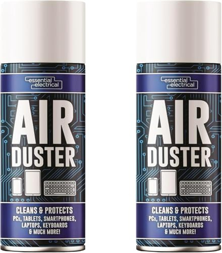 400ml Essential Electrical Air Duster Cleans & Protects PCs, Tablets & More (6)