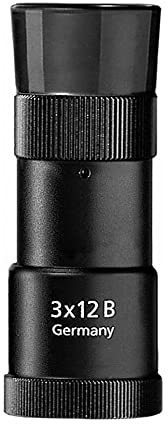 ZEISS Unisex-Erwachsene 522012-0000-000 Monokular, schwarz, 3x12