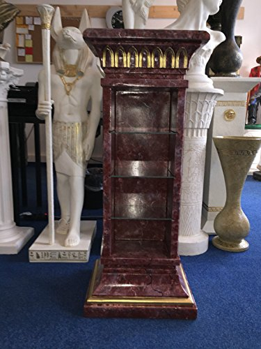 Jas-Min Vitrine Amphore Regal Glasregal Säulenregal 6833 K133 Griechisch Antik Retro Vintage Stil
