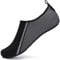SAGUARO Unisex Strandschuhe Weiche Flexibel Wassersocken Ultraleicht Schwimmschuhe Herren Damen Wassersportschuhe Schnell Trocknend rutschfest Tauchschuhe, Grau 44/45