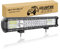 SKYWORLD Led Arbeitsscheinwerfer Bar, 18 Zoll 46cm 252W Zusatzscheinwerfer LED Scheinwerfer 12V 24V Auto LED Arbeit Licht Bar Wasserdicht Lightbar für 4x4 Offroad SUV UTV ATV KFZ Traktor