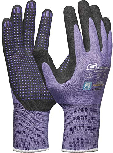 GEBOL 709975 Multi-Flex Lady Damen Schutzhandschuh, Lila, Größe 7 (1er Pack)