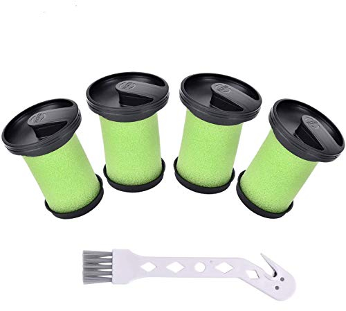 Artraise Filter for Gtech AirRam Multi MK-2-ATF006 4 Packs Washable and Reusable Replacement Filters for Gtech Air Ram Multi MK2 K9 Handheld Vacuum Cleaner Filter
