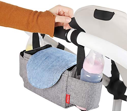LEADSTAR Organizer per Passeggino, Borsa Organizer Passeggino Universale Borsa Cambio Neonato Borsa Contenitore Organizzatori Sacca per Passeggino Borse da Carrozzina Carrozzino per Bebè Bambina