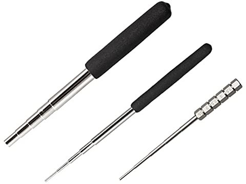 SPEEDWOX 3 Pcs Wire Looping Mandrel, 12 Sizes Black Jump Ring Mandrel, Ring Forming Tool for Jewelry Making Wire Wrapping