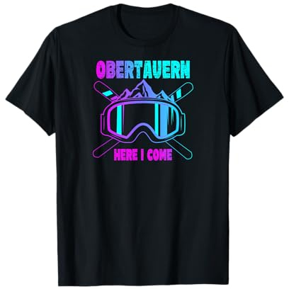 Obertauern Ski Snowboard Skipiste Skiurlaub Berge T-Shirt