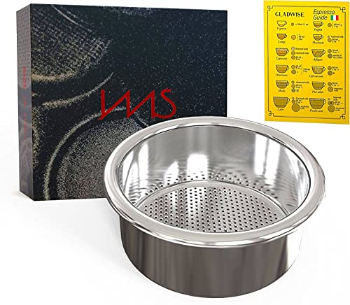 IMS Panier de 54 mm pour portafiltre Breville 18-22 g de précision compatible avec les tampons de 53 à 54 mm et les portafiltres sans fond