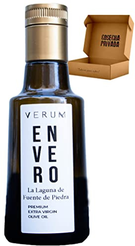 Aceite de Oliva Premium - Envío 24 h - Medalla de Oro - Aceite Regalo - Cosecha Privada (Laguna de Fuente Piedra, 0,5 Litros)