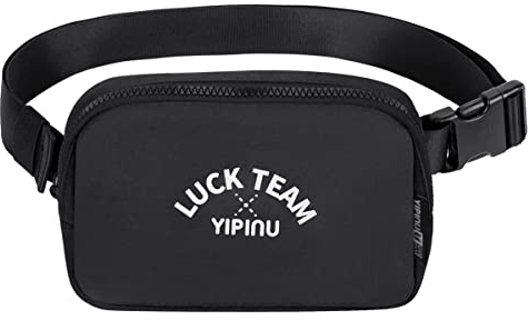 Bauchtasche für Damen und Herren wasserdichte Gürteltasche mit Reißverschluss Multifunktionale Verstellbare Hüfttasche Hip Bag für Wandern, Camping, Klettern, Radfahren, Angeln (Schwarz)