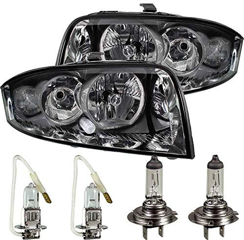 EISENFELS Bundle Set 106518131 erstellt mit Scheinwerfer rechts & links + Leuchtmittel H3 H7 kompatibel A2 8Z0