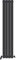 iBathUK Apex Tall Vertical Radiator, Double Flat Panel Radiators, 1600x306mm Slim Radiator, Wall Mounted for Bathroom,Kitchen,Living Room- Anthracite