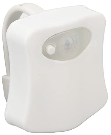 YUYTE Bewegungssensor-LED-Toiletten-Nachtlicht – Lampe mit 8 Farbwechseln für Badezimmer