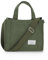 UERRUAM Cord Tasche Damen Umhängetasche Crossbody Bag Tote Bag Handtasche Klein Armee Grün