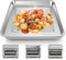 Air Fryer Tray Replacement for Cuisinart TOA-60 TOA-65 TOA-70 Toaster Air Fryer Convection Oven, 12.2*11'' Non-stick Mesh Air Fryer Stainless Steel Basket Wire Rack Accessories Parts, Dishwasher Safe