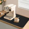 AUAUY Alfombrilla Escurreplatos, 40X60cm SúPer Absorbente Esterilla Escurridor, Antideslizante Tapete de Drenaje Absorbente, Alfombrilla de Secado de Platos para CafeteríA, Encimera, Gris