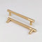Pexintek Lot de 2 Poignées de Placard Modernes Dorées Espacement des Trous de 128 mm Poignées de Porte de Cuisine Poignées Vintage Pour Armoires de Cuisine, Commode, Armoire (Doré)