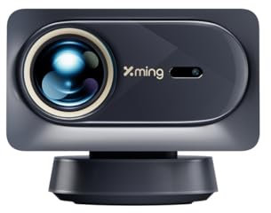 [True 4K] Xming V1 Ultra Native 4K Projector,700 CVIA Lumens Adjustable Base Projector,120Hz Refresh Rate 2+32GB Home Cinema LCD LED Projector