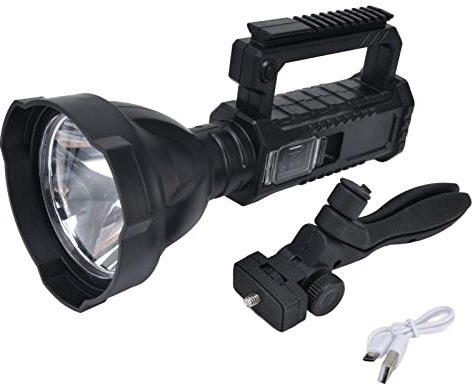 Beufee P50 LED-Suchscheinwerfer, Smart Power Display-Taschenlampen, superhelle Taschenlampe, leistungsstarke Handscheinwerfer für Camping, Wandern