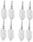 SHOWERORO 8 Stk Absinth Löffel Absinth-gläser Multifunktions-absinthfilter Praktischer Absinthlöffel Retro-absinth Wermut Löffel Lochstanzwerkzeug Edelstahlsieb Silver Rostfreier Stahl