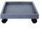 Sottovaso quadrato con ruote mobili, per piante in vaso da esterno, supporto mobile (interno 23,5 cm)