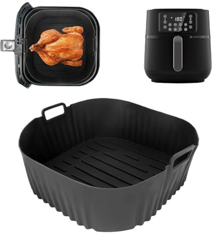 Teglie Silicone per Philips Series 5000 Connessa Airfryer XXL, 7,2L, Teglie Silicone per Friggitrice ad Aria riutilizzabile per friggitrice Philips 7.2L HD9285/90