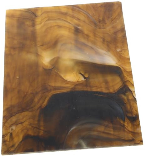 DIYEAH 1 Blatt Farbige Glasglimmerfolie Bilderrahmen selber Machen mosaik Mosaikfliesen selber Machen mosaikbilder mosaiktisch dichroitisches Glas Fliesen für das Handwerk Colorful