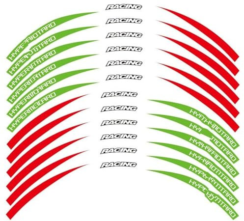 Adesivo per moto Adesivi Per Cerchi Riflettenti 17 Pollici Per D&UCATI Per HYPERMOTARD Adesivo per ruote(Set meal 2)
