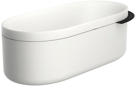 hansgrohe AXOR Suite Badewanne, freistehend, 1900x850x630mm, SOLIDSurface, 2 Personen, 190 Liter, 42005670, Farbe: Mattschwarz