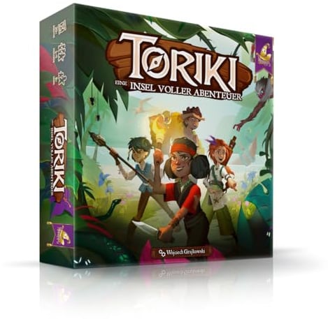 Mirakulus Toriki – Eine Insel voller Abenteuer I Kooperatives Familienspiel mit App-Unterstützung I Insel erkunden, Gegenstände herstellen & gemeinsam überleben I Für 1–4 Spieler ab 8 Jahren
