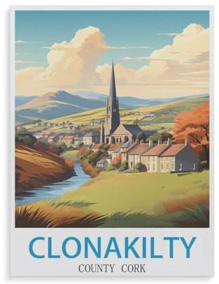 Clonakilty County，Puzzles 1000 Teile für Erwachsene, Klassische Puzzle Teenager Puzzle Perfektes Pädagogisches Geschenk für Jungen Und Mädchen（75x50cm）-GW62