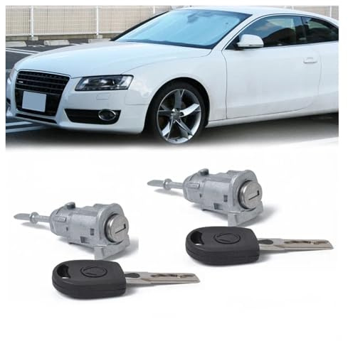 Serratura porta Attuatore Cilindro Serratura Porta Chiave Per VW Per Golf 4 IV Per Mk4 Per Bora Per Polo 1997-2009 Accessori Modifica 604837167 604837168(A Pair)