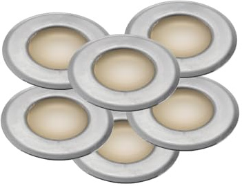 Nordlux LED Einbauleuchte UNE 6-KIT LED Außenleuchte, 4W, 3000K, IP67, Edelstahl EEK: A+