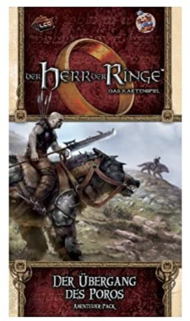 Asmodee | Fantasy Flight Games | Der Herr der Ringe: LCG – Der Übergang des Poros | Erweiterung | Kartenspiel | Deckbau | 2 Spieler | Ab 14+ Jahren | 30+ Minuten | Deutsch