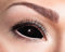 Eyecatcher Zoelibat Schwarze Sclera Kontaktlinsen XXL | Vollschwarz | Horror, Cosplay & Halloween 22mm Durchmesser