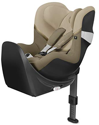 CYBEX Gold Kinder-Autositz Sirona M2 i-Size, Für Kinder ab 45 cm bis 105 cm (max. 19kg), Inkl. Base M, Classic Beige