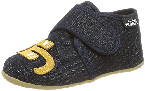 Living Kitzbühel Jungen Babyklettschuh Tiger & FußballHausschuh