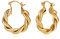 LILIE&WHITE Damen Creolen im Vintage-Twist-Design, Eleganter Schmuck in Gold, Allergiefreundlich, Farbtreu & Langlebig, Geschenk für Geburtstag, Valentinstag und festliche Anlässe
