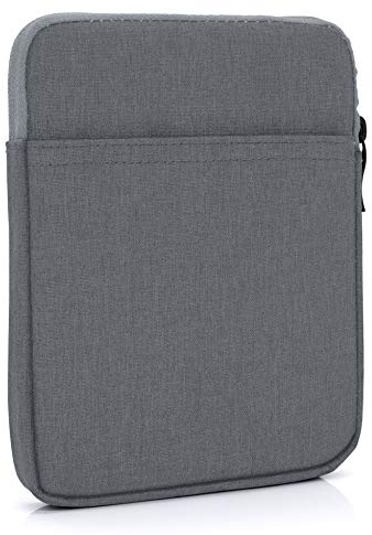 MyGadget Bolsa de Nylon para Tablet hasta 10,5 Pulgadas - Estuche Acolchado para 19,5 x 26 cm - como iPad Air | Pro, Samsung Galaxy Tab A7 - Sleeve in Gris Oscuro