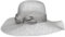 Seeberger Jella Sinamay Strohhut Damenhut Anlasshut, Sinamayhut Anlasshut (One Size - grau)