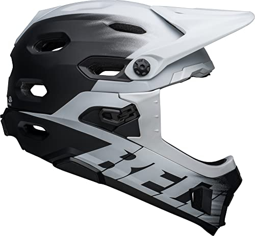 BELL Super DH MIPS MTB Helmet 2022: Matte Black/White L 58-62cm