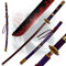 Swords and more One Piece - Oden's Enma Schwert, lila, One Piece Schwerter – Roronoa Zoro Odens Enma – Samurai Schwerter echt 102cm, Zoro Schwert für Zoro Cosplay One Piece