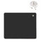 Generic Erdungsmatte Erdungs-Mauspad mit 4,6 m Erdungskabel 25x30 cm Erdungs-Universalmatte für Schreibtisch-Couch-Bett, Schwarz