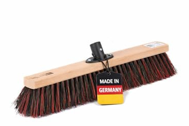 Spezieller Straßenbesen Arenga Mix Borsten 50 cm Lang Besen ohne Stiel | Mit QuickFix-Halter für Standardstiele, ArengaMix-Borsten, Für groben und feinen Schmutz