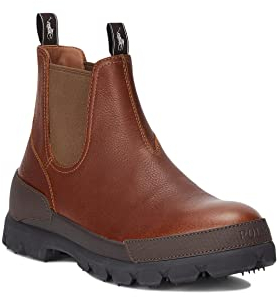 Polo Ralph Lauren Herren Oslo Chelsea Boot, Peanut, 43 EU